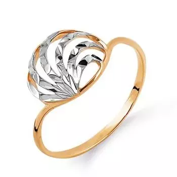 Кольцо из красного золота Линии Любви