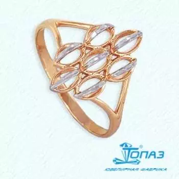 Кольцо из красного золота Линии Любви