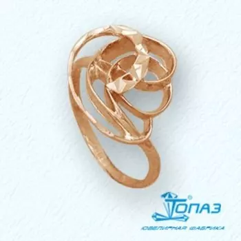 Кольцо из красного золота Линии Любви