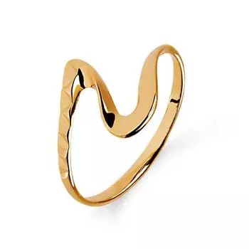 Кольцо из красного золота Линии Любви