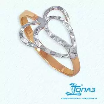 Кольцо из красного золота Линии Любви