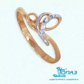 Кольцо из красного золота Линии Любви