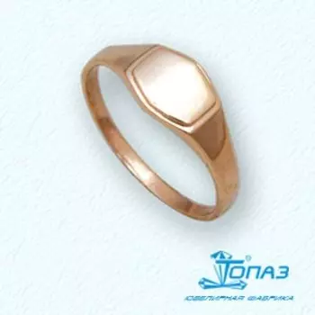 Кольцо из красного золота Линии Любви