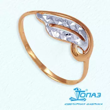 Кольцо из красного золота Линии Любви
