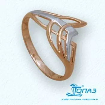 Кольцо из красного золота Линии Любви