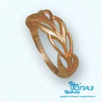 Кольцо из красного золота Линии Любви