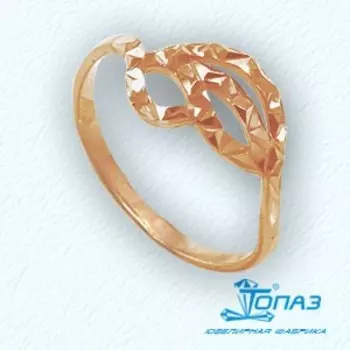 Кольцо из красного золота Линии Любви