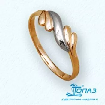 Кольцо из красного золота Линии Любви