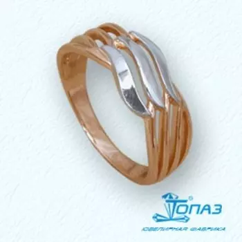 Кольцо из красного золота Линии Любви