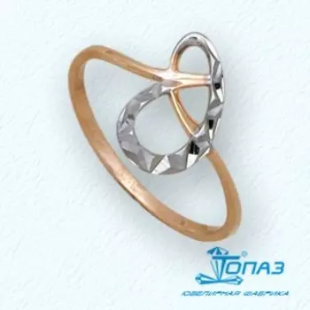 Кольцо из красного золота Линии Любви