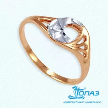 Кольцо из красного золота Линии Любви