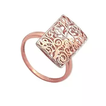 Кольцо из красного золота Линии Любви