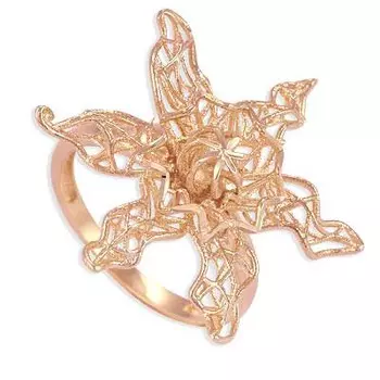 Кольцо из красного золота Линии Любви