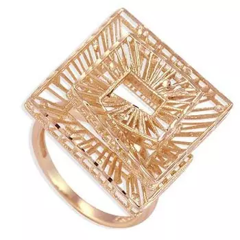 Кольцо из красного золота Линии Любви