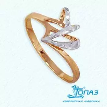 Кольцо из красного золота Линии Любви