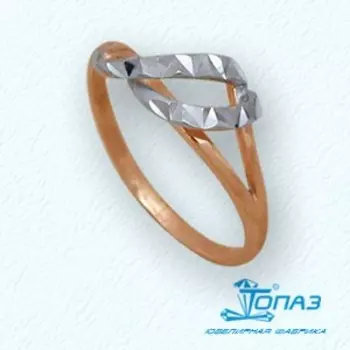 Кольцо из красного золота Линии Любви