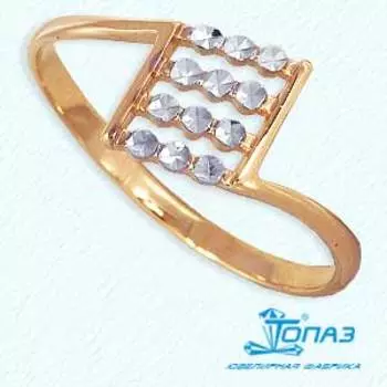 Кольцо из красного золота Линии Любви