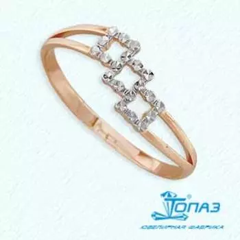 Кольцо из красного золота Линии Любви