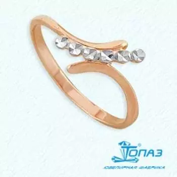 Кольцо из красного золота Линии Любви