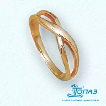 Кольцо из красного золота Линии Любви