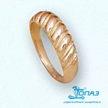 Кольцо из красного золота Линии Любви