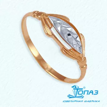 Кольцо из красного золота Линии Любви