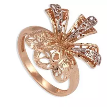 Кольцо из красного золота Линии Любви