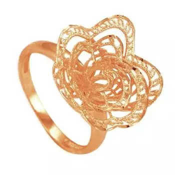 Кольцо из красного золота Линии Любви