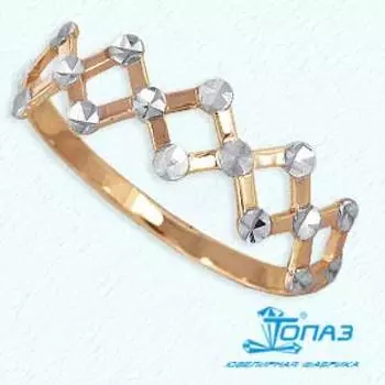 Кольцо из красного золота Линии Любви