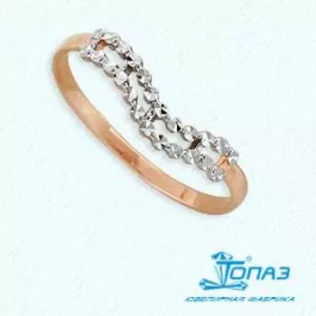 Кольцо из красного золота Линии Любви