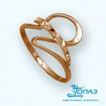 Кольцо из красного золота Линии Любви
