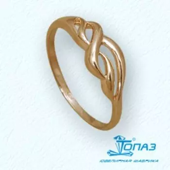 Кольцо из красного золота Линии Любви