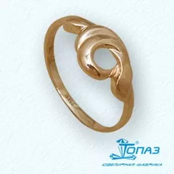Кольцо из красного золота Линии Любви