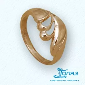 Кольцо из красного золота Линии Любви