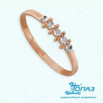 Кольцо из красного золота Линии Любви