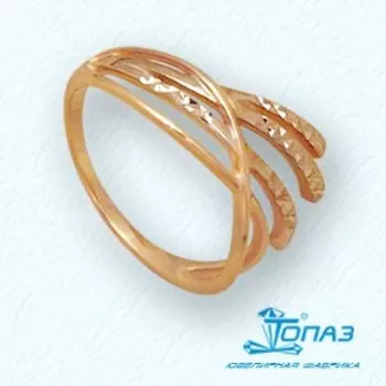 Кольцо из красного золота Линии Любви