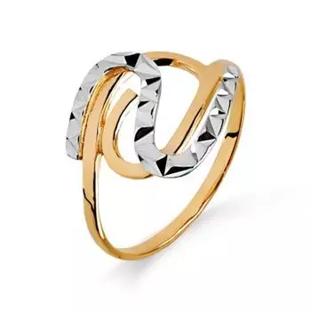 Кольцо из красного золота Линии Любви