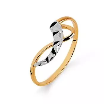 Кольцо из красного золота Линии Любви