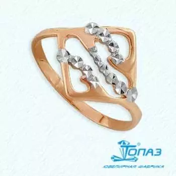 Кольцо из красного золота Линии Любви