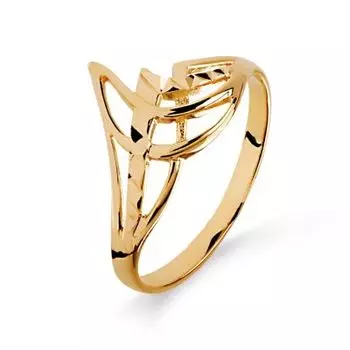 Кольцо из красного золота Линии Любви