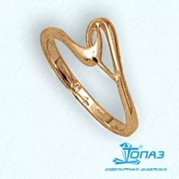 Кольцо из красного золота Линии Любви