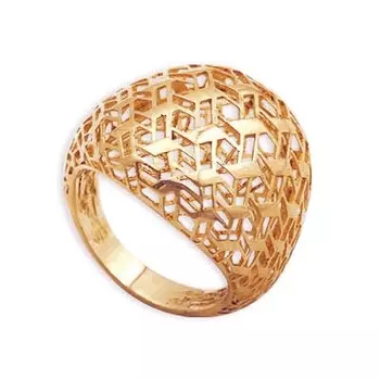 Кольцо из красного золота Линии Любви