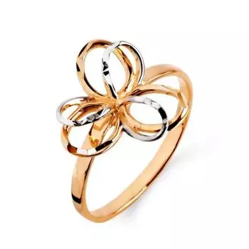 Кольцо из красного золота Линии Любви