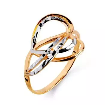 Кольцо из красного золота Линии Любви