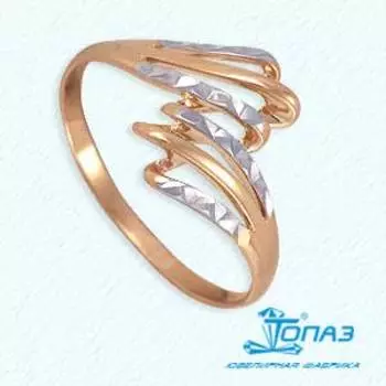 Кольцо из красного золота Линии Любви