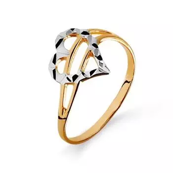 Кольцо из красного золота Линии Любви