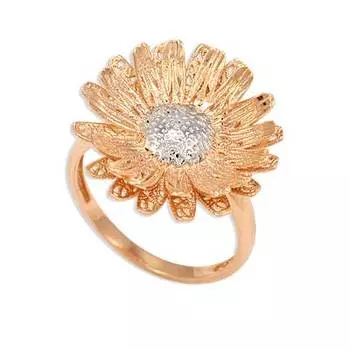 Кольцо из красного золота Линии Любви