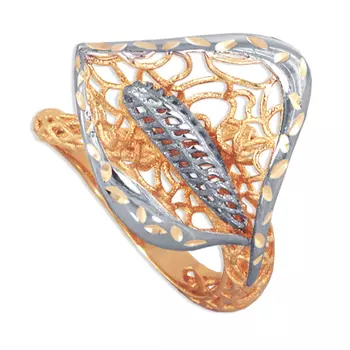 Кольцо из красного золота Линии Любви