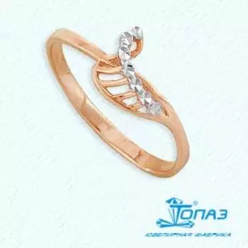 Кольцо из красного золота Линии Любви