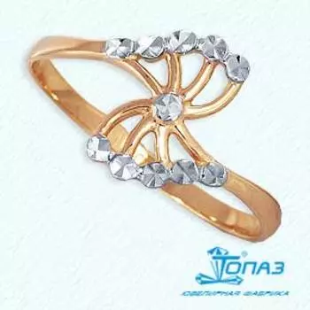 Кольцо из красного золота Линии Любви